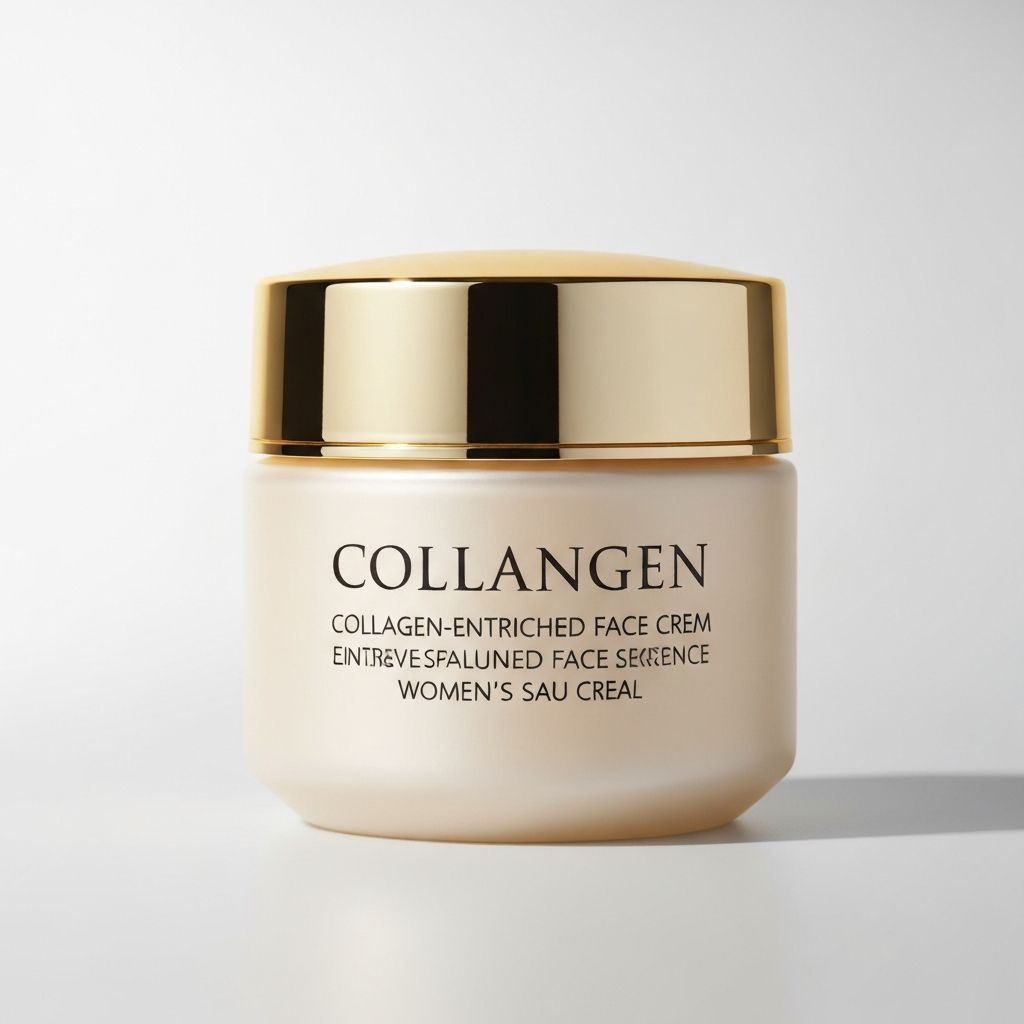 Women's collagen face cream moisturizer